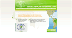 Desktop Screenshot of internationalhearingfoundation.org